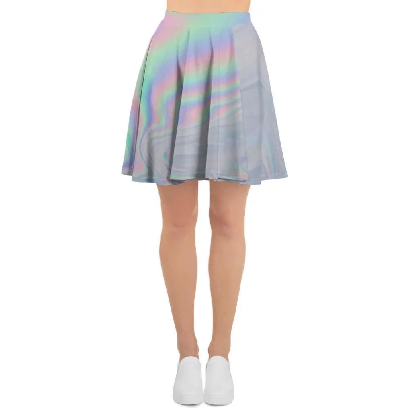 Holographic Abstract Women's Skirt Long unclassified skirts