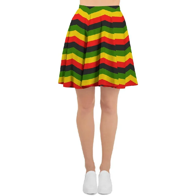 Jamaica Reggae Rasta Women's Skirt Button-front unclassified skirts