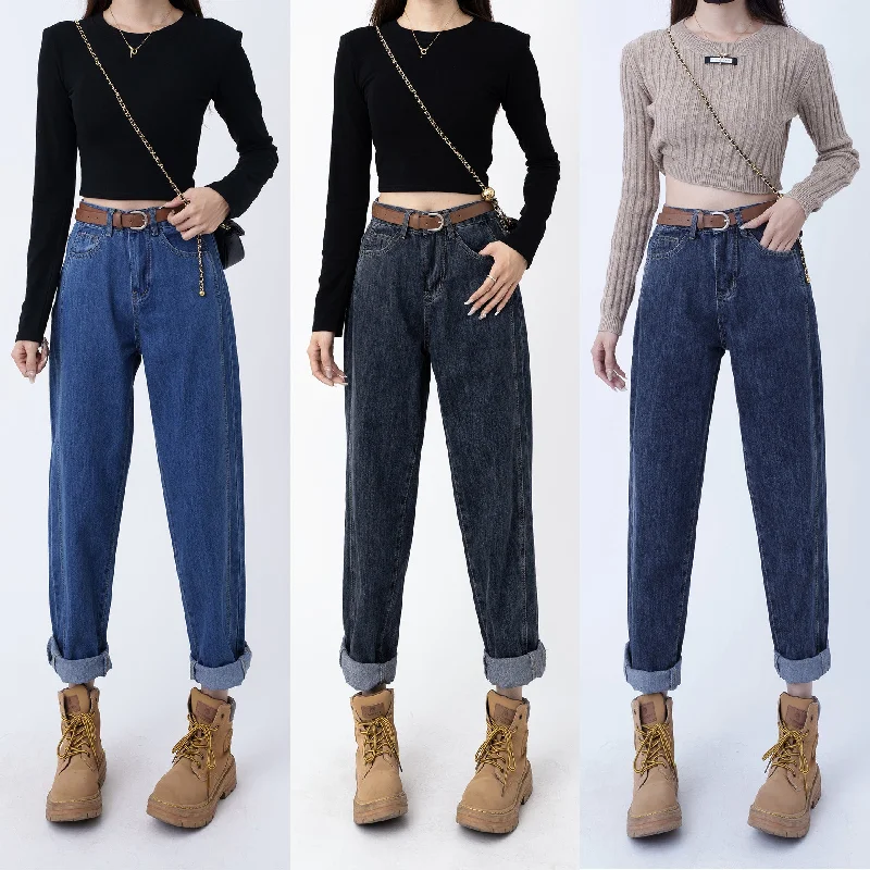 NiDELL: Women’s Elegant High Waist Jeans For Spring Engagement unclassified skirts