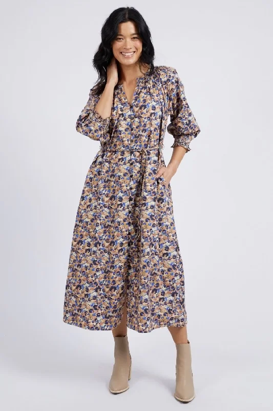 Panorama Dress | Panorama Print Casual floral dresses