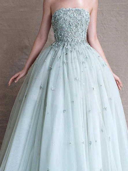 Beautiful Prom Dresses Strapless Floor-length Prom Dress/Evening Dress JKL089 Graduation unclassified dresses