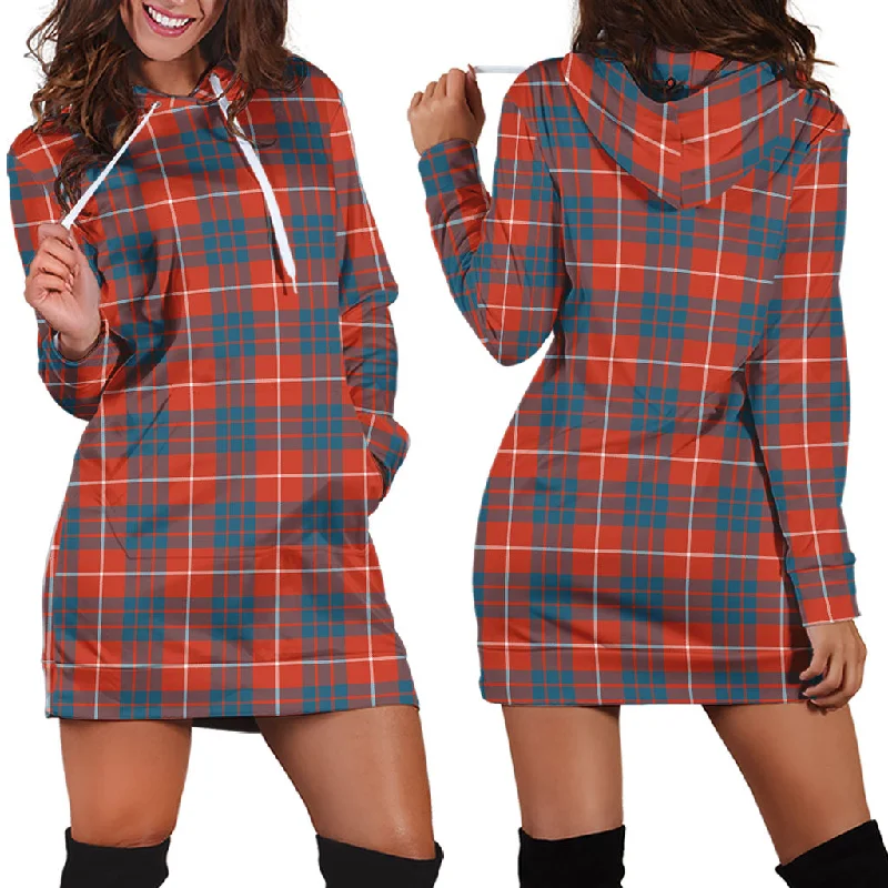 Hamilton Ancient Tartan Hoodie Dress Chiffon unclassified dresses