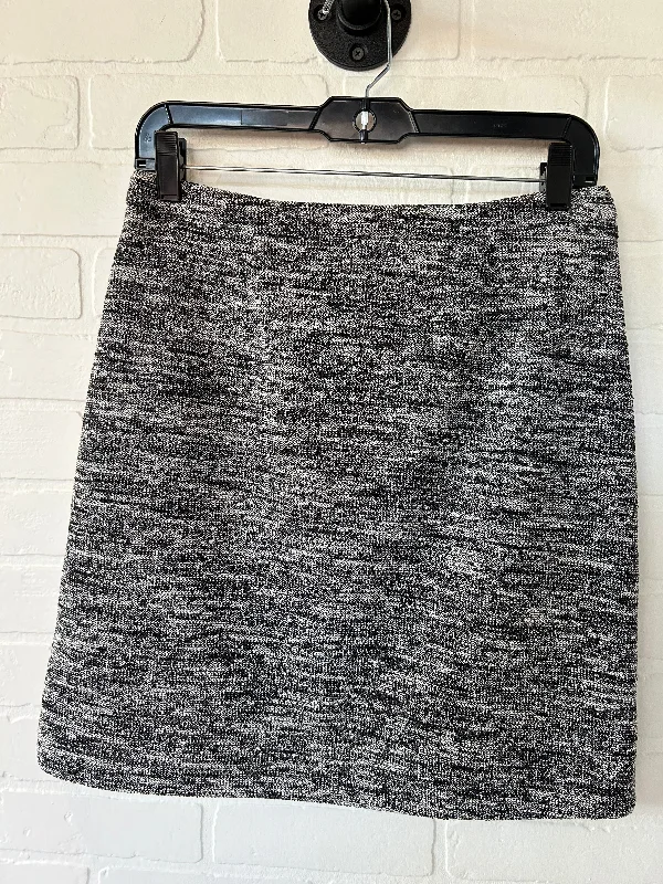 Black & White Skirt Mini & Short Cece, Size 2 Casual Skater Skirt