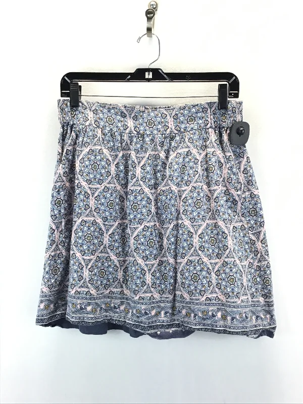 Blue Skirt Mini & Short Loft, Size M Lace Mini Skirt