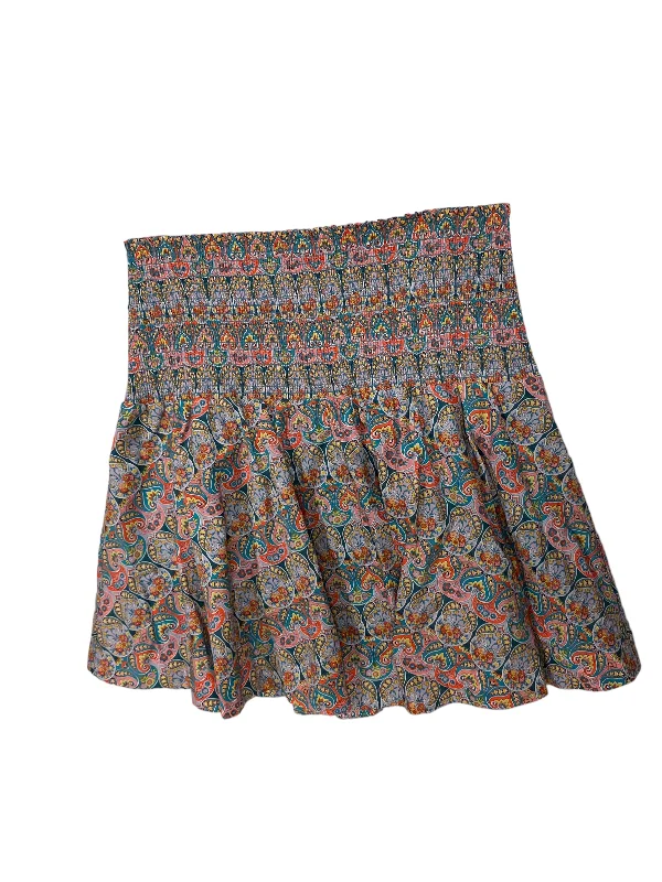 Multi-colored Skirt Mini & Short J. Crew, Size S High-waist Denim Skirt