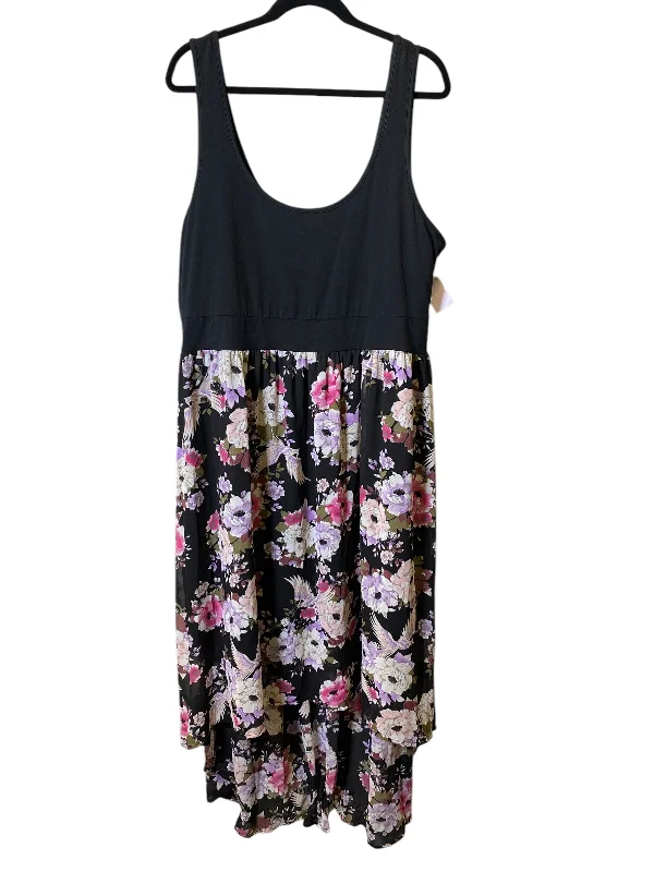 Dress Party Midi By Torrid In Floral Print, Size: 3x Structured Midi Skirt