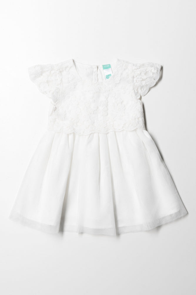 Lace Tulle Dress White Tulle Wedding Gown